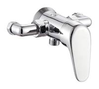 ENKI, Cruze, BT3918, Chrome, Manual Exposed Wall Mounted Shower Mixer Valve, Solid Brass, Modern, Easy to Install, 1-Year Guarantee
