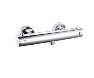 ENKI, Dune, T23, Chrome, Thermostatic Shower Mixer Valve, Solid Brass, Anti-Scald Device, Constant Temperature Control, Contemporary Design, Easy to Install, 1-Year Guarantee