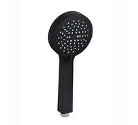 ENKI, E22, Black, Modern Handheld Shower Head, 3-Function Shower Head, Modern Design Replacement Shower Heads, Easy Clean & Easy to Install, No Tools Required, Standard UK Fitting