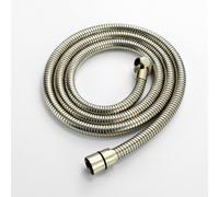 Enki English Gold Traditional Bathroom Stainless Steel Flexible Universal Replacement Part Easy Clean Leak Proof Shower Hose 1.5M