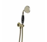 ENKI EO015 Traditional Hand Shower Kit Hose Wall Bracket Outlet Gold Black