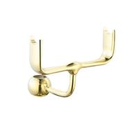 Enki Gold Traditional Contemporary Bathroom Brass Telephone Cradle Style Adjustable Bracket & Fixing Handle Shower Riser Rail B12