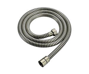 ENKI, H02, Shower Hose, Antique Brass, Flexi Bathroom Shower Head Hose Pipe Replacement, Standard 8mm Bore Diameter, 150cm Length, Modern or Traditional Bathroom Design