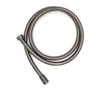 ENKI, H20, PVC Smooth Shower Hose 1.5m / 59 inch, Replacement Shower Pipe with Brass Connections, Flexible Anti-Twist, Gunmetal Grey