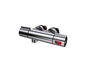 ENKI, Haven, T25, Chrome, Thermostatic Shower Mixer Valve, Solid Brass, Anti-Scald Thermostatic Device, Constant Temperature Control, Modern Design, Easy to Install
