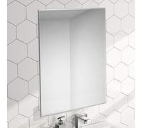 ENKI - Horizon Frameless Bevel Polished Edge Glass Wall Mirror (40cm x 60cm) for Bathroom, Bedroom, Living Room & Hallway - Durable, Easy to Install, Make Up & Home Decor