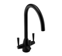 ENKI KT128 Icon Modern Filter Kitchen Tap, Black, Drinking Water | Under Sink Filter Compatible