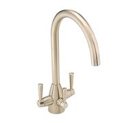ENKI KT129 Icon Modern Filter Kitchen Tap, Brushed Nickel, Drinking Water