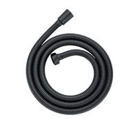 Enki Matt Black Traditional Bathroom Stainless Steel Flexible Universal Replacement Part Easy Clean Leak Proof Shower Hose 1.5M