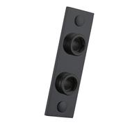 ENKI, P33, Easy Fix Wall Plate for Exposed Mini Thermostatic Shower Valves, Matt Black