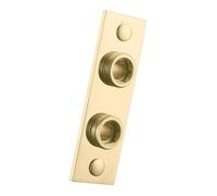 ENKI, P34, Easy Fix Wall Plate for Exposed Mini Thermostatic Shower Valves, Brushed Brass
