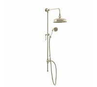 ENKI RG048 Downton Traditional Rigid Riser Kit, Gold, Rainfall