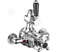 ENKI T69 Downton Thermostatic Exposed Shower Valve, Chrome, Mixer