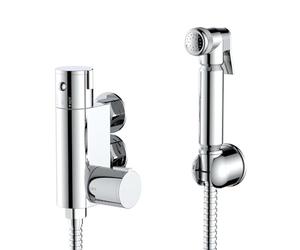 ENKI, Vero, SH0110, Chrome, Thermostatic Shower Mixer Valve Douche Shower Head, Hose & Bracket, Solid Brass, Anti-Scald Device, Temperature Control, Modern Design, Easy to Install, 1-Year Guarantee