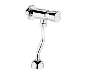 ENKI, Vision, BT4027, Urinal Flush Valve 1/2 Inch, Toilet Flush Valve Manual Button Delay Type, Time Adjustable Non Concussive, Automatic Shut Off, Toilet Tank Parts Replacement, Chrome