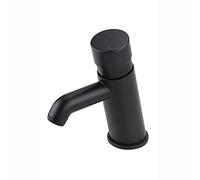 ENKI, Vision, BT4403, Mono Non Concussive Basin Mixer Tap Modern, Commercial Use, Adjustable Shut Off Time, Black