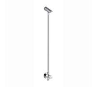 Enki Vision Chrome Bathroom Brass Non-Concussive Exposed Time Adjustable Shower Set W/ Valve Tap Riser Rail & Anti-Vandal Head