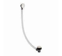 ENKI W33 Modern Bath Overflow Waste, Gold, Pop Up