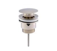 ENKI, W72, Universal Click Clack or Freeflow Basin Waste for Sinks with or without Overflow, Polished Gold