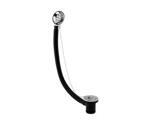 ENKI, W81, Traditional Bath Retainer Waste & Ball Chain Plug with Overflow, Chrome