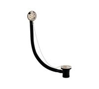 ENKI, W83, Traditional Bath Retainer Waste & Ball Chain Plug with Overflow, Gold