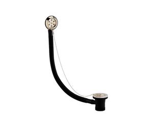 ENKI, W83, Traditional Bath Retainer Waste & Ball Chain Plug with Overflow, Gold