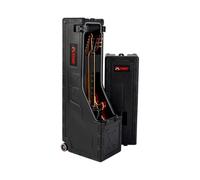 ENKI X-2 Electric Guitar Case - Heavy Duty Tour Case for Two (2) Electric Guitars, Black