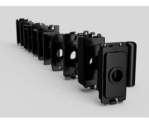 Enkin SS-EN-00-GDA009-BK Click Scolmore Grid Adaptor Black