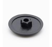 Enkotrade Set of 4 cover caps for screws, black, Torx T40, 6-lobe, decorative caps for covering with head hole, insert into head hole, screw caps