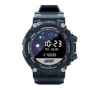 ENKUODE Sport Smart Watch Outdoor Waterproof Fitness Wristwatch Touch Screen Bluetooth Activity Tracker Pedometer Sleep Heart Rate Monitor Call/SMS Reminder Watches For IOS Android (Blue)