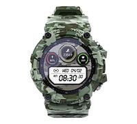 ENKUODE Sport Smart Watch Outdoor Waterproof Fitness Wristwatch Touch Screen Bluetooth Activity Tracker Pedometer Sleep Heart Rate Monitor Call/SMS Reminder Watches For IOS Android (Green)