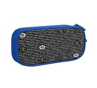 EnkzpoHen Supernatural Inspiration Print High Capacity Travel Pencil Case for Office,and Home,Double Layer Zipper
