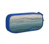 EnkzpoHen Within The Tides Print High Capacity Travel Pencil Case for Office,and Home,Double Layer Zipper