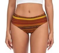 EnkzpoHen Women'S Seamless Native American Pattern Print Triangular Underwear,Comfort,Soft Stretch,No Show Panties Black