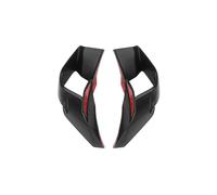 Enlarge the tripod 1 Pair Of Fixed Wind Wing Motorcycle Wing Aerodynamic Fairing Black For Y&amaha R15 Yzf R15 Yzfr15 V4 2022 2023(Style 2)