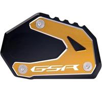 Enlarge the tripod Motorcycle Accessories Bracket Side Bracket Expansion Enlargement Pad For Suzuki GSR750 GSR 750 2011-2016(Yellow)