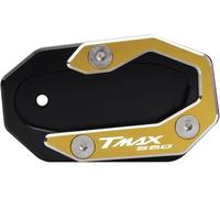 Enlarge the tripod Motorcycle Accessories Bracket Side Bracket Expansion Enlargement Pad For Y&amaha TMAX 560 Tech MAX 2020-2023(Yellow)