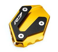 Enlarge the tripod Motorcycle Bracket Foot Support Extension Pad Foot Support Enlarged For Y&amaha R7 YZF-R7 YZF R7 R 7 2021 2022 2023 2024(Yellow)