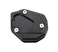 Enlarge the tripod Motorcycle Foot Support Side Bracket Extension Pad For K&awasaki Z650 Z900 RS Z800 ZX6R ZX10R For Ninja 300 650 1000SX(Black)