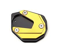 Enlarge the tripod Motorcycle Foot Support Side Bracket Extension Pad For K&awasaki Z650 Z900 RS Z800 ZX6R ZX10R For Ninja 300 650 1000SX(Yellow)