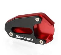 Enlarge the tripod Motorcycle Side Stand Extension Footrest Expander For Suzuki SV650X SV650 ABS SV Sv650 SFV 650 For Gladius 2024 2025(Style 7)
