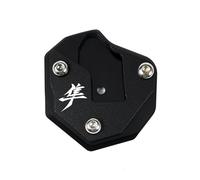 Enlarge the tripod Motorcycle Side Stand Foot Extension Enlargement Board Pad For SUZUKI For HAYABUSA GSX1300R Gen 3 2020 2021(Black)