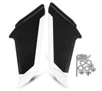 Enlarge the tripod Motorcycle Winglets Aerodynamic Winglet Fairing Wing Spoiler For K&awasaki For Ninja 250 3000 400 650 ZX6R ZX10R 1000SX(Bianco)