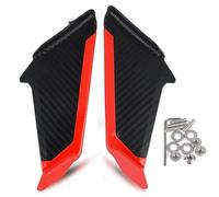 Enlarge the tripod Motorcycle Winglets Aerodynamic Winglet Fairing Wing Spoiler For K&awasaki For Ninja 250 3000 400 650 ZX6R ZX10R 1000SX(Rosso)