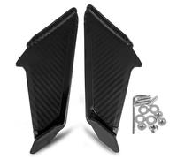 Enlarge the tripod Motorcycle Winglets Aerodynamic Winglet Fairing Wing Spoiler For K&awasaki For Ninja 250 3000 400 650 ZX6R ZX10R 1000SX(Black)