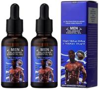Enlargement Oil, Men's Intimate Enhancement Oil, Improved Erection Delay Ejaculation Large Tail Oils, Promotes Blood Circulation (2Pcs, 1)