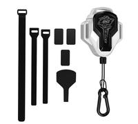ENLEE Mountain Bike Tow Strap for Kids, Auto-Retractable Outdoor Riding Parent-Child Tow Rope with One Hook(2.0 White)