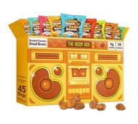 Enlightened Bada Bean Bada Boom, Crispy Baked Beans Snacks, Protein Rich, Vegan, Gluten Free - 110 Calorie Packs, The Boom Box Variety Pack, 1 oz (45 Pack)