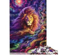 Enlightened Lion Puzzles 1000 Pieces for Teenagers Gifts Paper Puzzle Adult Jigsaw Puzzle Jigsaw Puzzles for Adults 1000pcs (75x50cm)