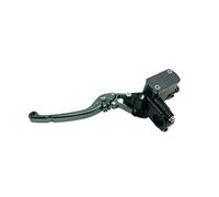 ENLIGMA Motorcycle Handle Levers 7 Colors Motorcycle Piston 14mm High Performance Clutch Brake Pump Master Cylinder for Brake Clutch Lever(Grey Left)